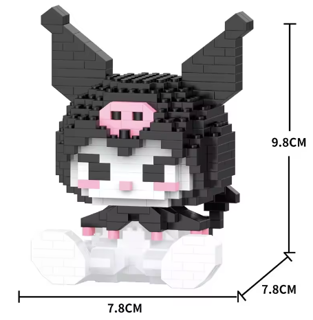 (BRICK) Kuromi Muñeco Armable de Coleccion