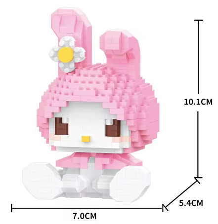 (BRICK) MyMelody Muñeco Armable de Coleccion