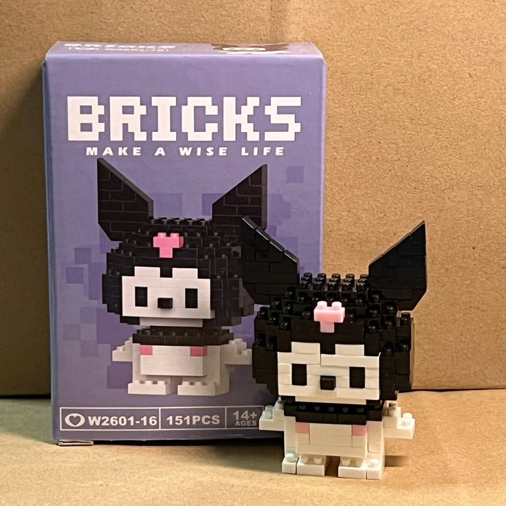(BRICK) MiniKuromi Muñeco Armable de Coleccion