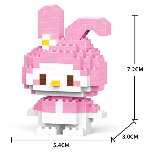 (BRICK) MiniMyMelody Muñeco Armable de Coleccion