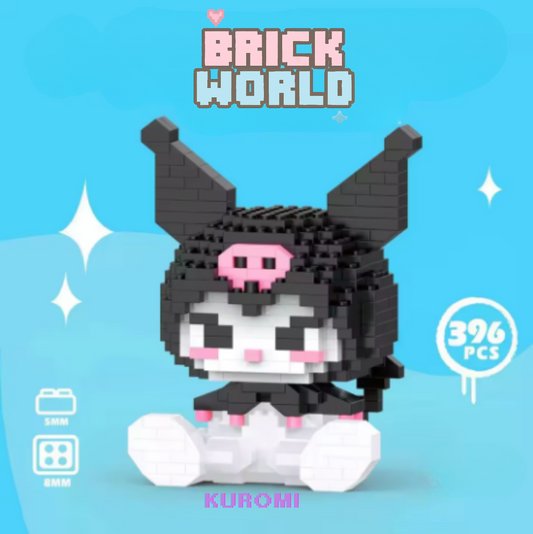 (BRICK) Kuromi Muñeco Armable de Coleccion