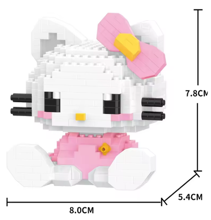 (BRICK) Hello Kitty Muñeco Armable de Colección