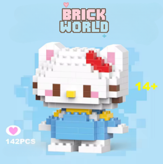 (BRICK) MiniHelloKitty2 Muñeco Armable de Coleccion